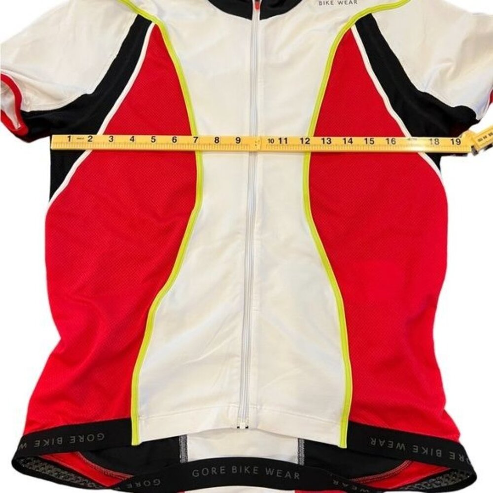 Gore Bike Wear Cycling Jersey Top Oxygen Style Size Large Red White and Black - Picture 7 of 10